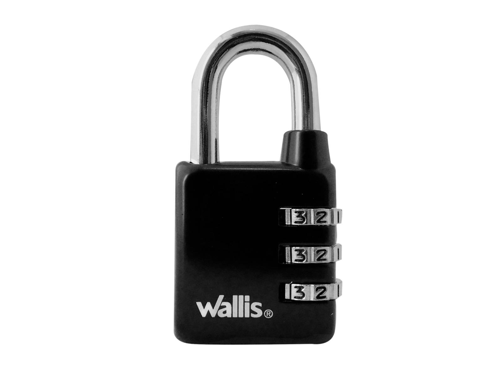 Foto 2 pulgar | Candado de Combinación Wallis color Negro con Arco Grueso