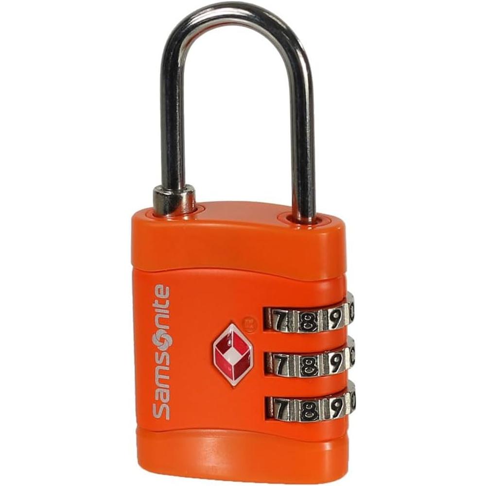 Foto 1 | Candado Samsonite Combilock 3 Dial Tsa Global Anaranjado