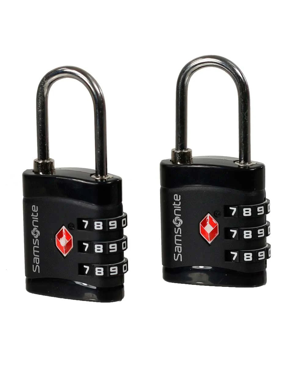 Candado Samsonite Global Ta 3 Dial Tsa X2 Black