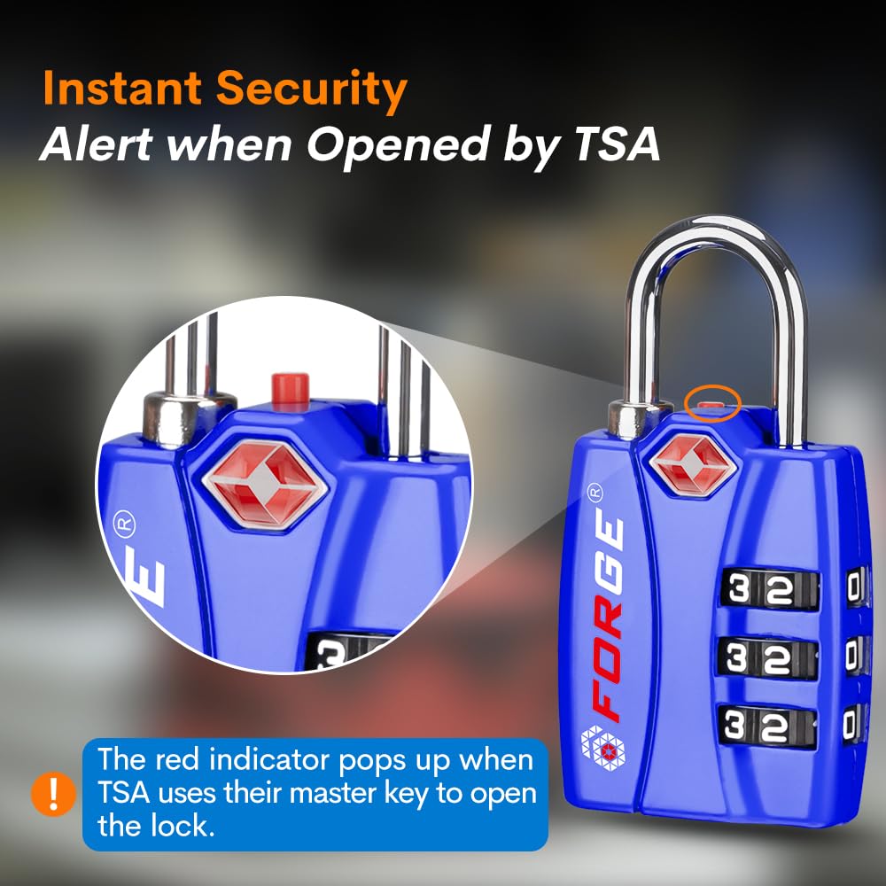 Foto 4 pulgar | Indicador De Alerta Abierto Tsa Locks Forge, Paquete De 2 - Venta Internacional.