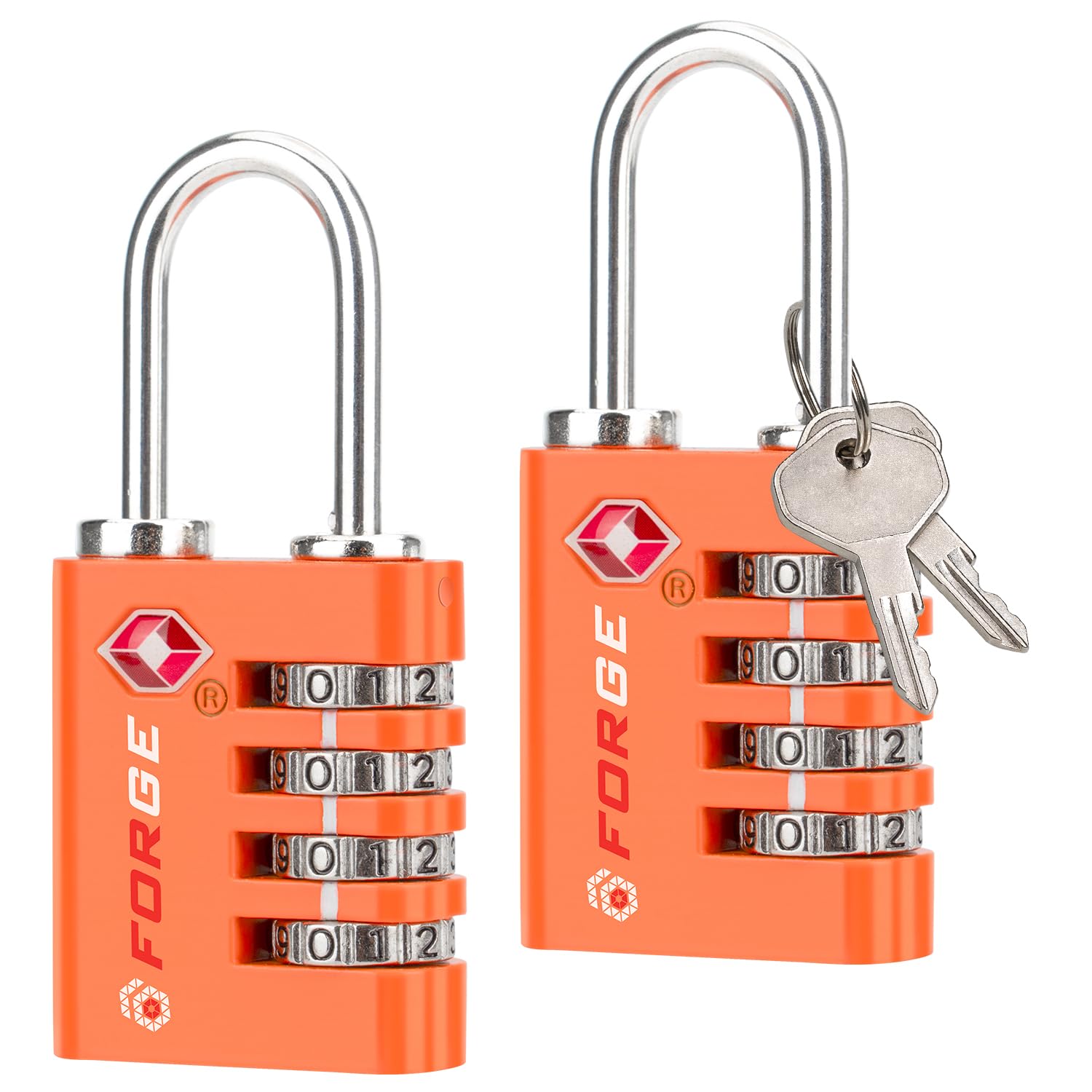 Foto 2 pulgar | Luggage Lock Forge De Acero Inoxidable De Doble Apertura Aprobado Por La Tsa - Venta Internacional.