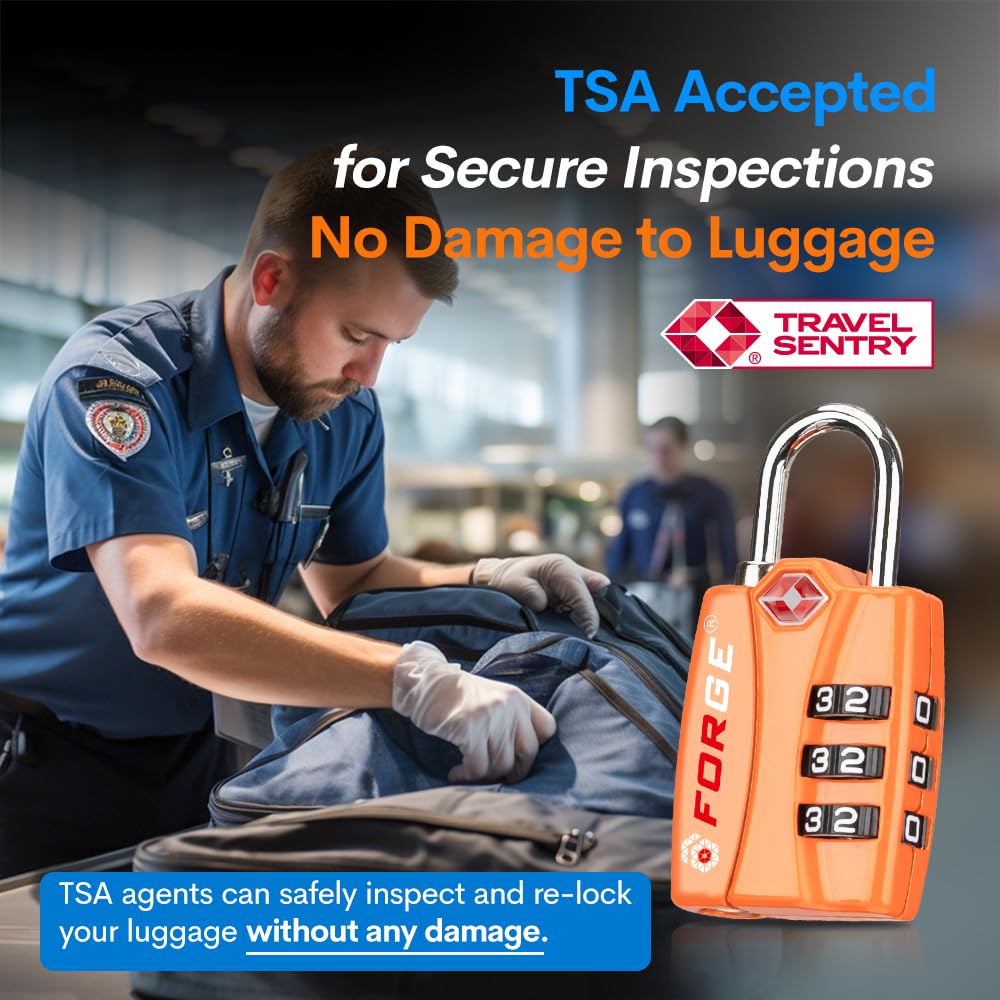 Foto 3 pulgar | Indicador De Alerta Abierto Lock Forge Con Combinación De Equipaje De La Tsa, Paquete De 2 Unidades - Venta Internaci