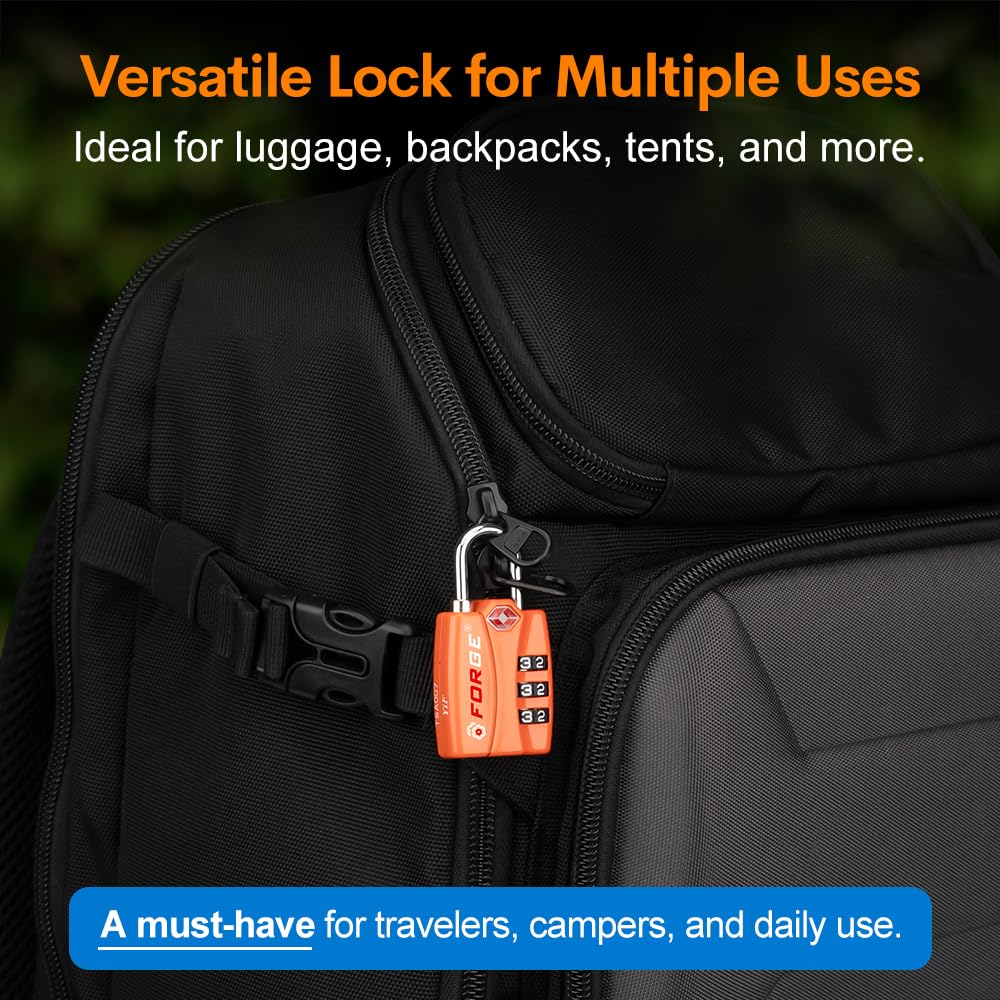 Foto 7 pulgar | Indicador De Alerta Abierto Lock Forge Con Combinación De Equipaje De La Tsa, Paquete De 2 Unidades - Venta Internaci