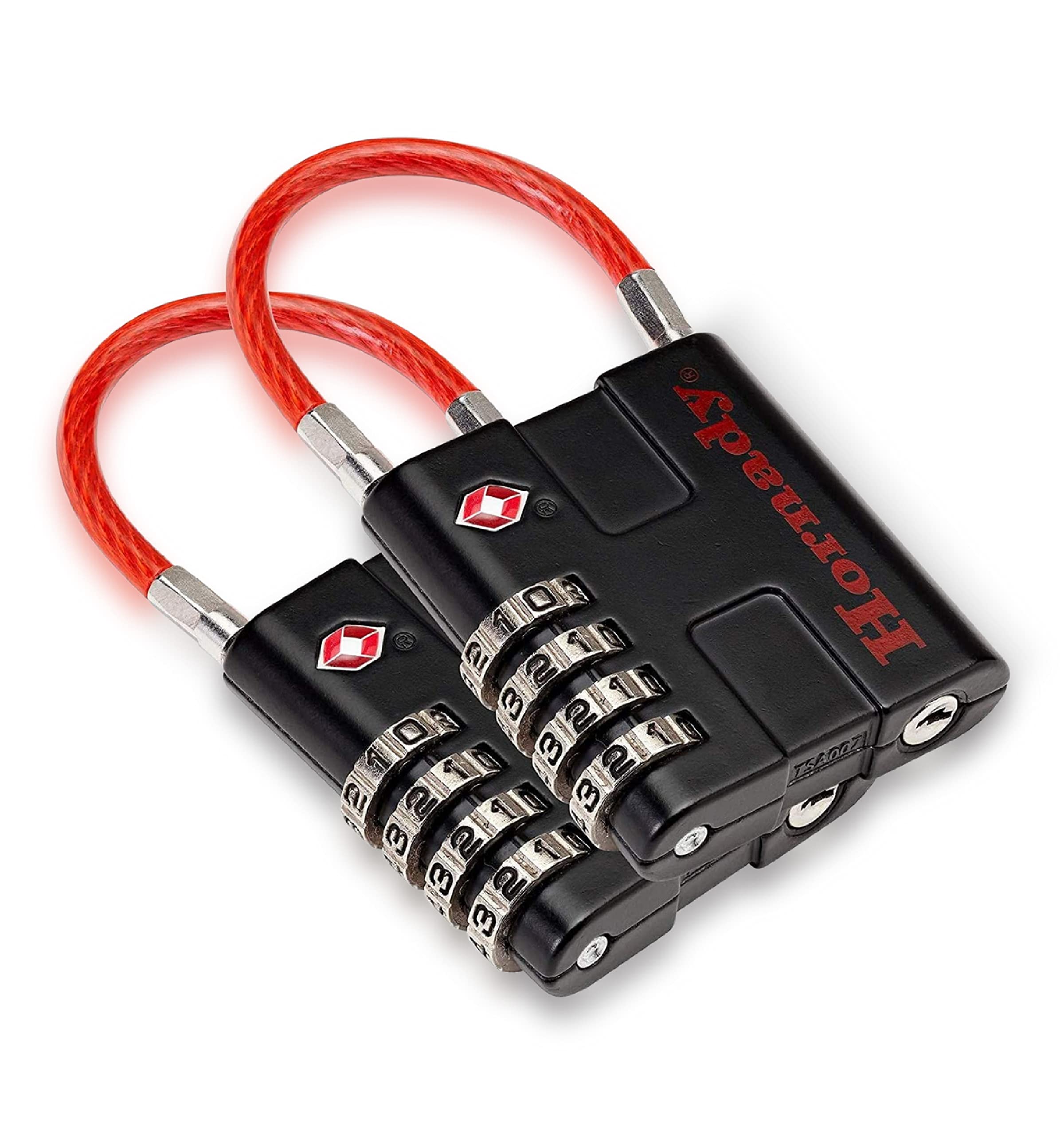 Foto 1 | Candados Con Cable Hornady 96022 Aprobados Por La Tsa  Todos Metálicos  4 Dígitos - Venta Internacional.