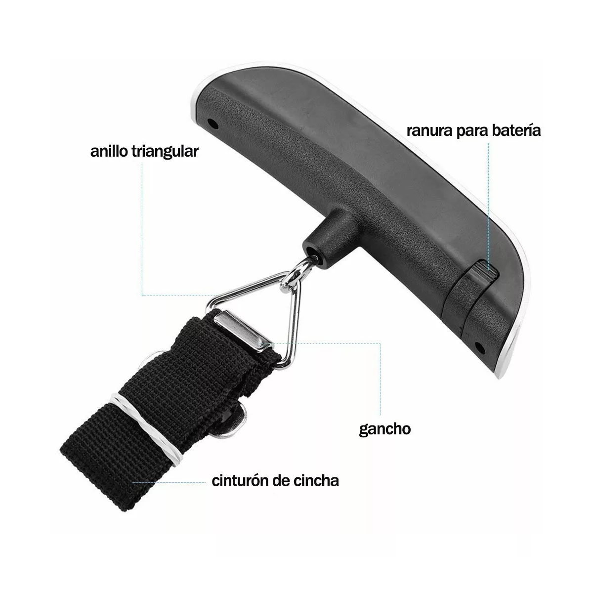 Foto 3 pulgar | Bascula para Maletas 2 piezas Eo Safe Imports Gris