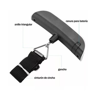 Foto 2 | Bascula para Maletas 2 piezas Eo Safe Imports Gris