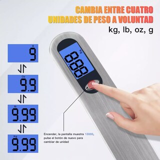 Foto 3 | Bascula Digital Led Portátil para Maletas Eo Safe Imports Gris