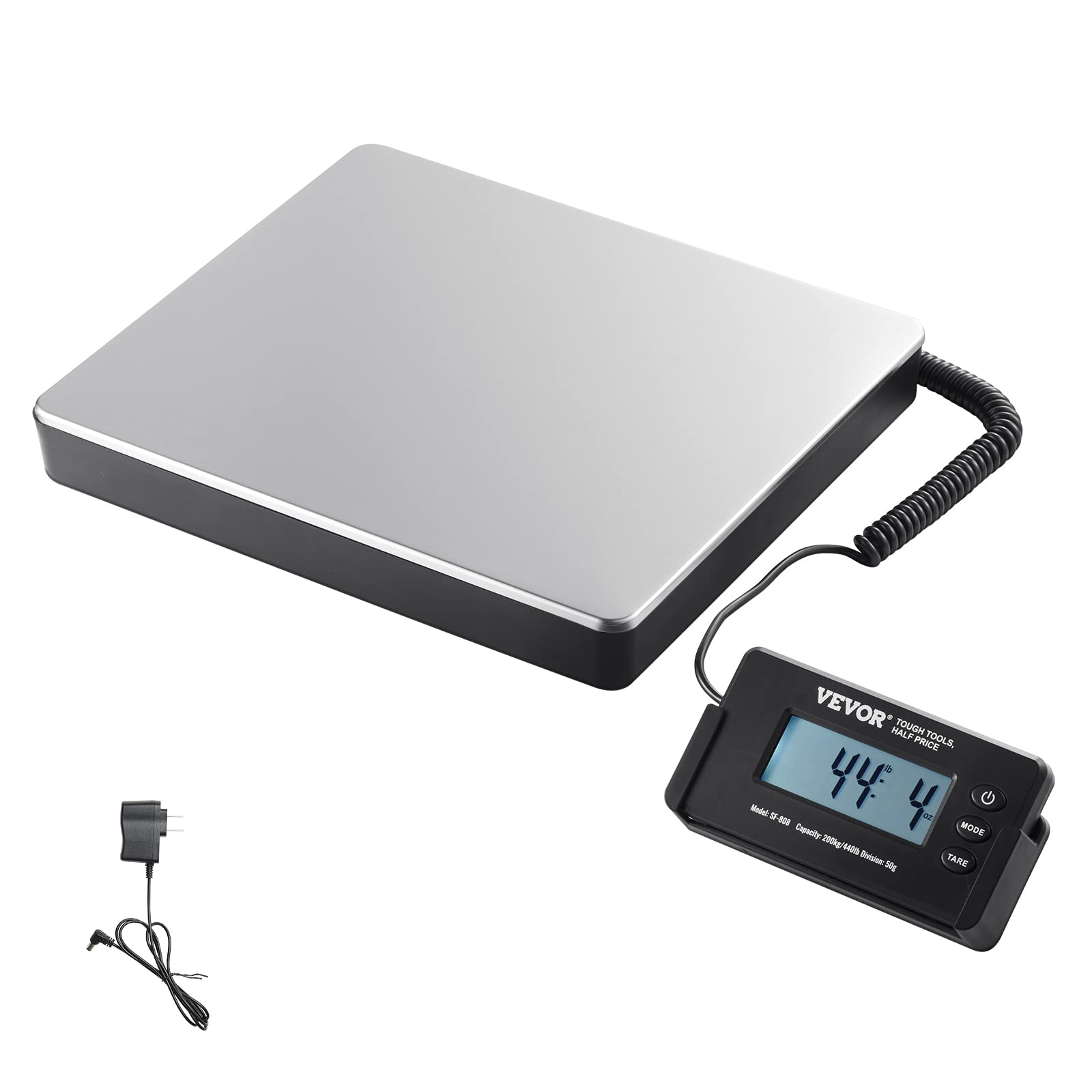 Foto 2 pulgar | Báscula De Envío Digital Vevor De 200 Kg X 50 G Con Temporizador Y Tara - Venta Internacional.