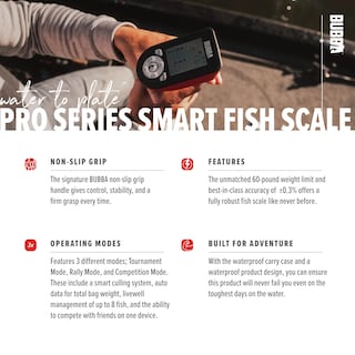 Foto 4 | Báscula Para Peces Bubba Pro Series Smart Con Bluetooth De Límite De 27 Kg - Venta Internacional.