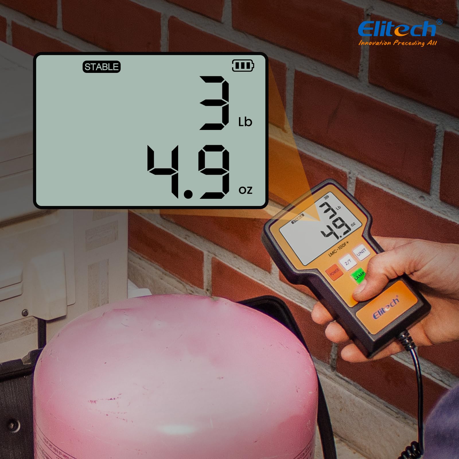 Foto 5 pulgar | Báscula De Carga De Refrigerante Elitech Lmc-100f+ 50 Kg - Venta Internacional.