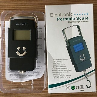 Foto 3 | Báscula De Equipaje Huoguo Lb-5001 Electrónica Portátil De 50 Kg - Venta Internacional.