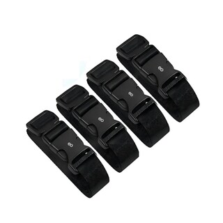 Foto 1 | Paquete De 4 Correas De Equipaje , Bolsa Elástica Ajustable Eo Safe Imports Esi-19726 Negro