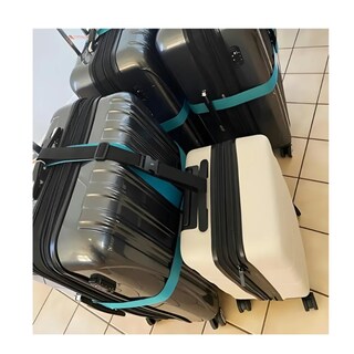 Foto 4 | Paquete De 4 Correas De Equipaje , Bolsa Elástica Ajustable Eo Safe Imports Esi-19726 Negro