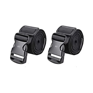 Foto 1 | Paquete De 2 Correas De Equipaje , Bolsa Elástica Ajustable Eo Safe Imports Esi-19728 Negro