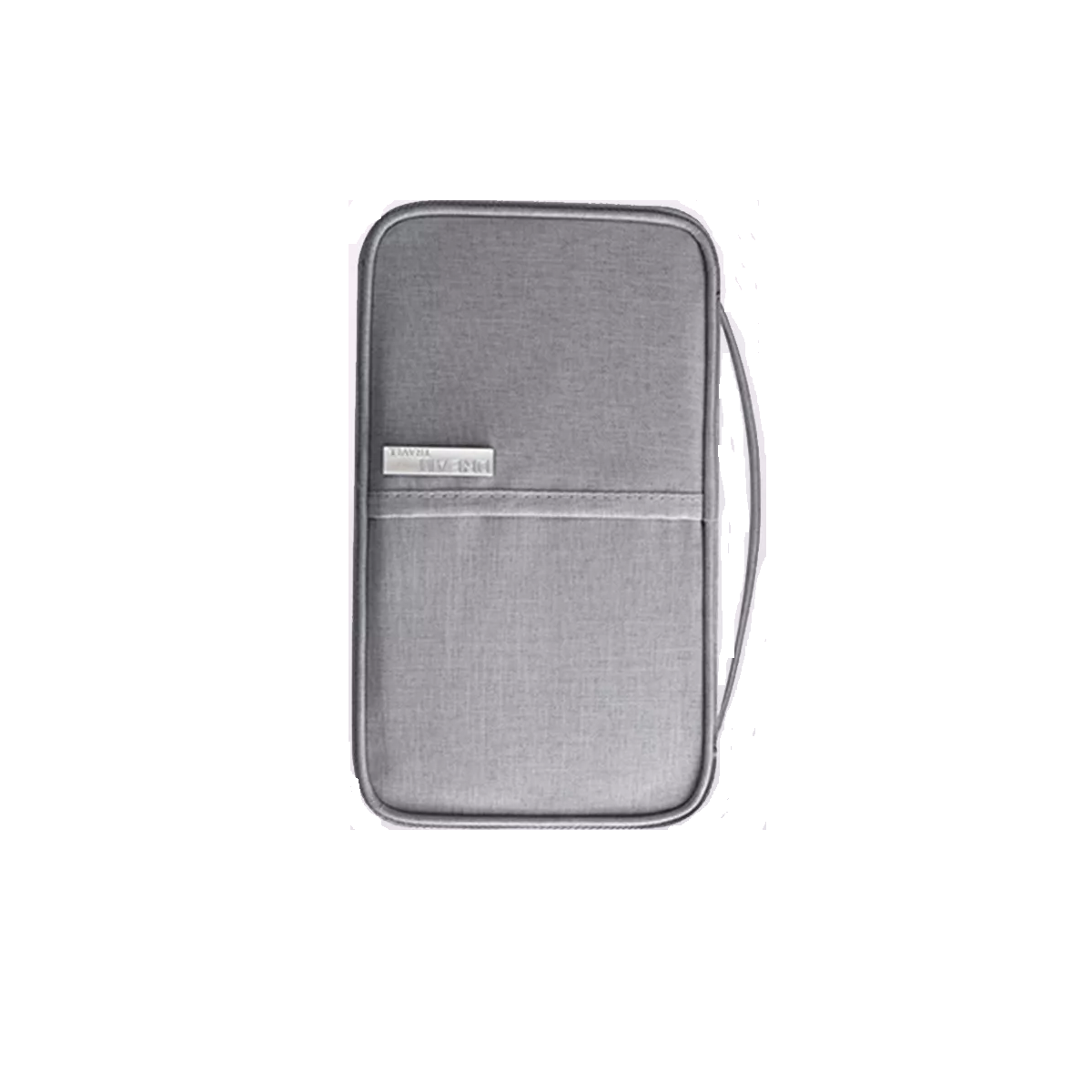 Foto 2 pulgar | Cartera Porta Funda Pasaporte Documentos Visa Bolsa De Viaje Eo Safe Imports Esi-521752 color Gris