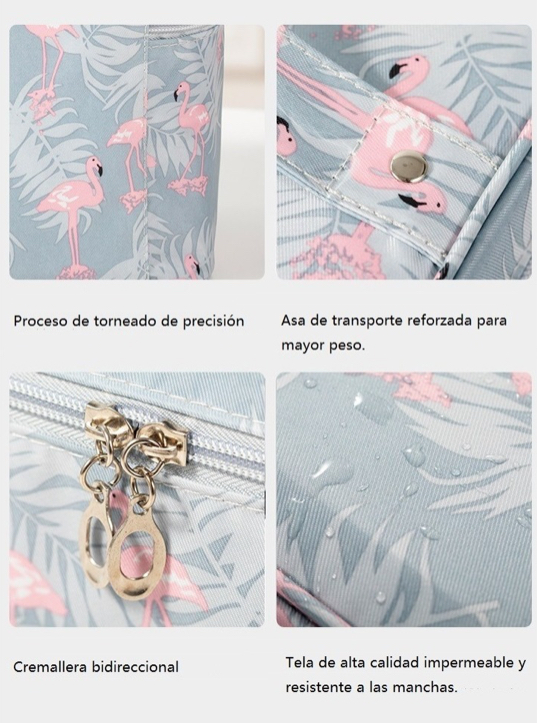 Foto 4 pulgar | Bolsa Almacenamiento FUNBU Maleta Cosmetiquera Organizador Viaje