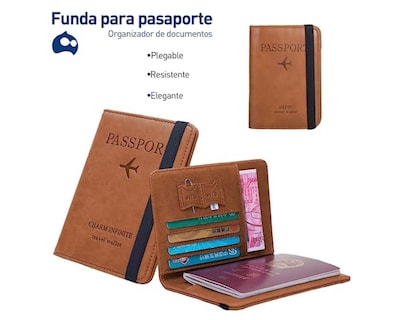 Foto 2 | Porta Pasaporte Bluelander color Café