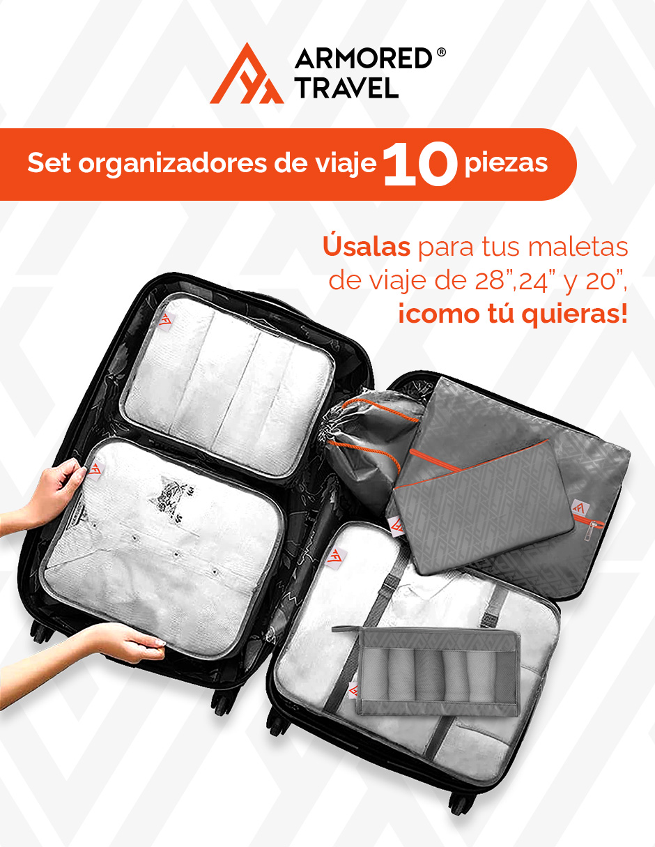Foto 4 pulgar | Bolsas Organizadoras de Viaje Artego Grises 10 Piezas