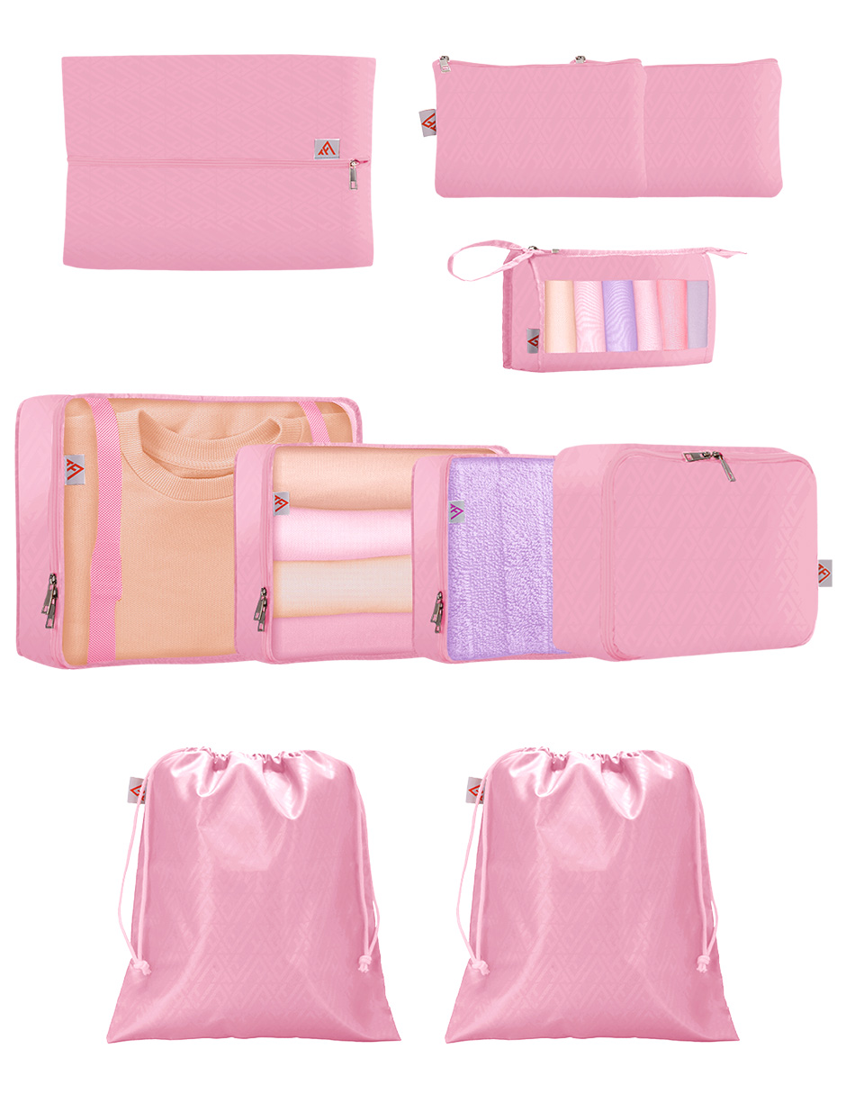 Foto 1 | Bolsas Organizadoras de Viaje Artego Rosas 10 Piezas