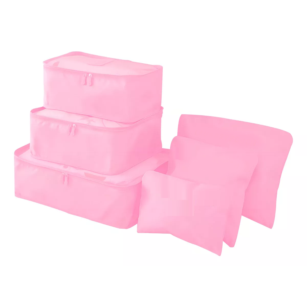 Bolsas Viaje Organizadores 6pzs Impermeables Eo Safe Imports Esi-18460 Rosa