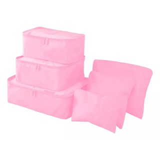 Foto 1 | Bolsas Viaje Organizadores 6pzs Impermeables Eo Safe Imports Esi-18460 Rosa