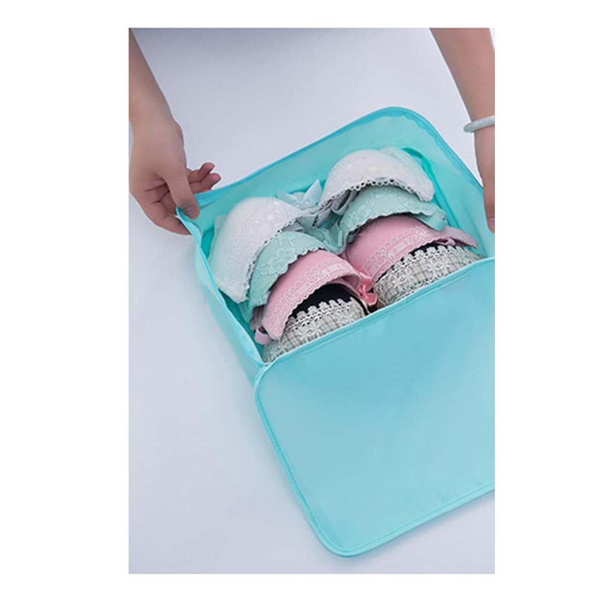 Foto 4 pulgar | 8pcs Bolsas Organizadoras De Maletas Para Viaje, Impermeable Eo Safe Imports Esi-18462 Azul