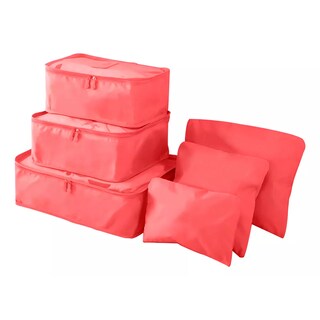 Foto 1 | Bolsas Viaje Organizadores 6pzs Impermeables Eo Safe Imports Esi-18459 Rojo