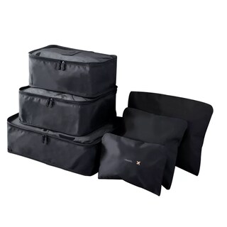 Foto 1 | Bolsas Viaje Organizadores 6pzs Impermeables Eo Safe Imports Esi-18458 Negro