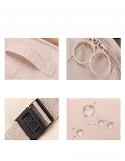 Foto 4 | Bolsas Organizadoras Para Viaje, Impermeable Color Beige 8pzas + Termo De Agua Güish