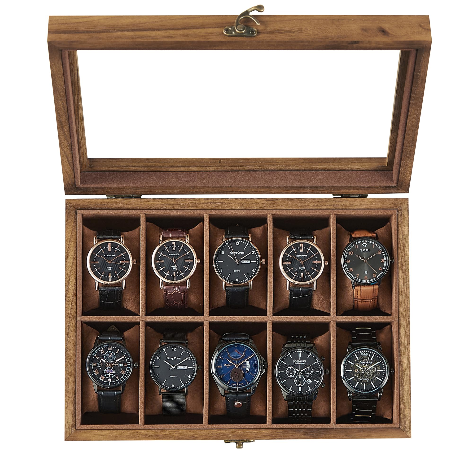 Caja de Relojes Songmics 10 Compartimentos