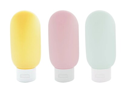 Foto 1 | Set Xtellar De 3 Botellas De Viaje De Silicona Para Champú Loción