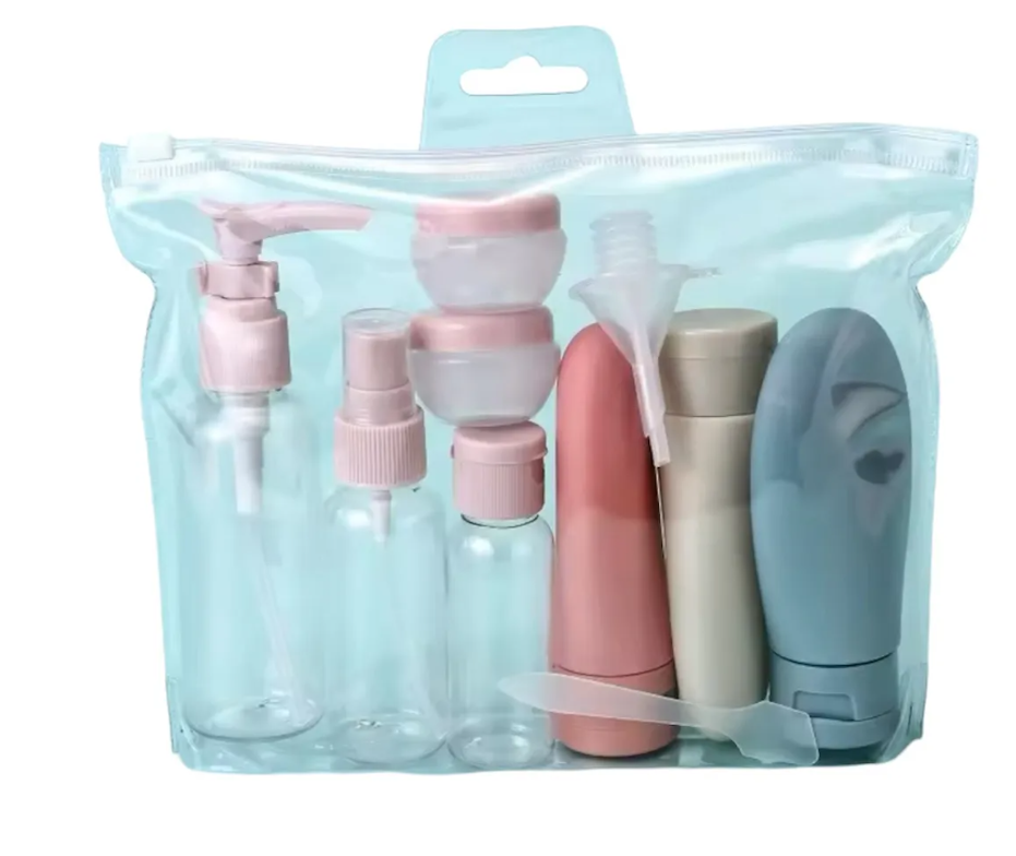 Foto 3 pulgar | Juego Xtellar 12 Piezas Contenedor Botellas Para Viaje Crema Shampoo