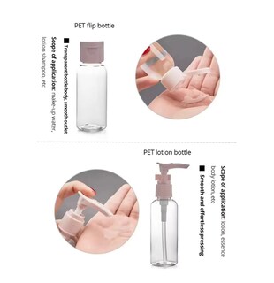 Foto 4 | Juego Xtellar 12 Piezas Contenedor Botellas Para Viaje Crema Shampoo