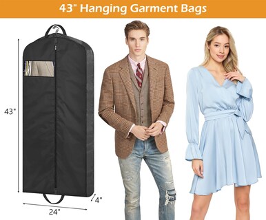 Foto 3 | Bolsa de Ropa Misslo Impermeable Negro 43 Pulgadas - Venta Internacional