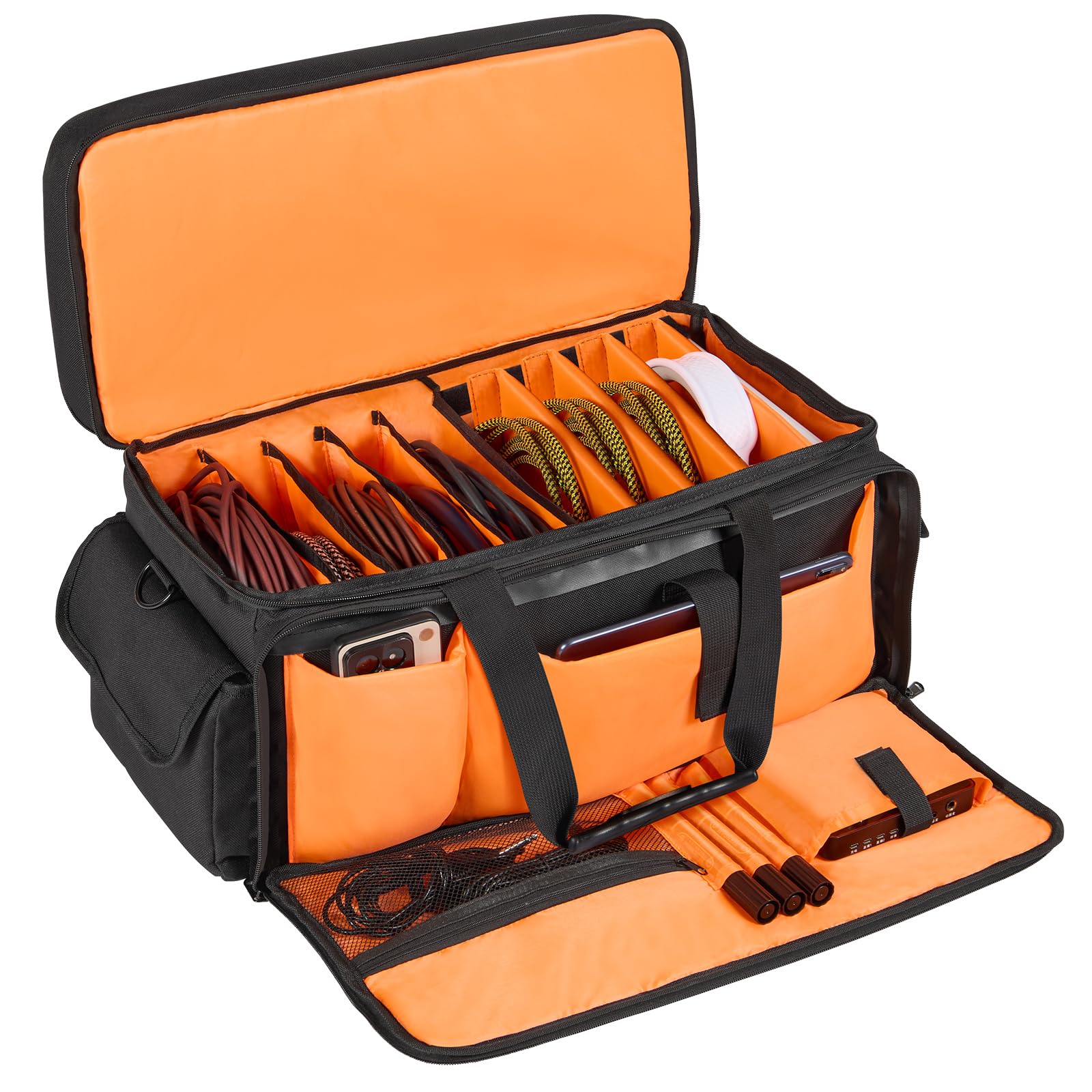 Foto 1 | Organizador De Cables Para Dj Vevor 1200d, De Tela Oxford, Con Separadores - Venta Internacional.