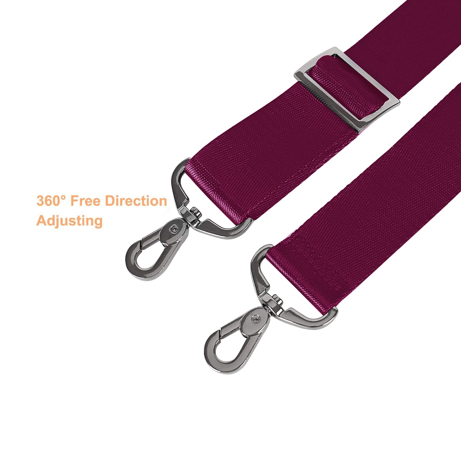 Foto 2 | Correa De Hombro Mosiso Ajustable De 142 Cm, Color Rojo Vino - Venta Internacional.