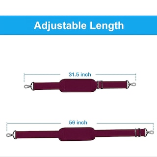 Foto 3 | Correa De Hombro Mosiso Ajustable De 142 Cm, Color Rojo Vino - Venta Internacional.