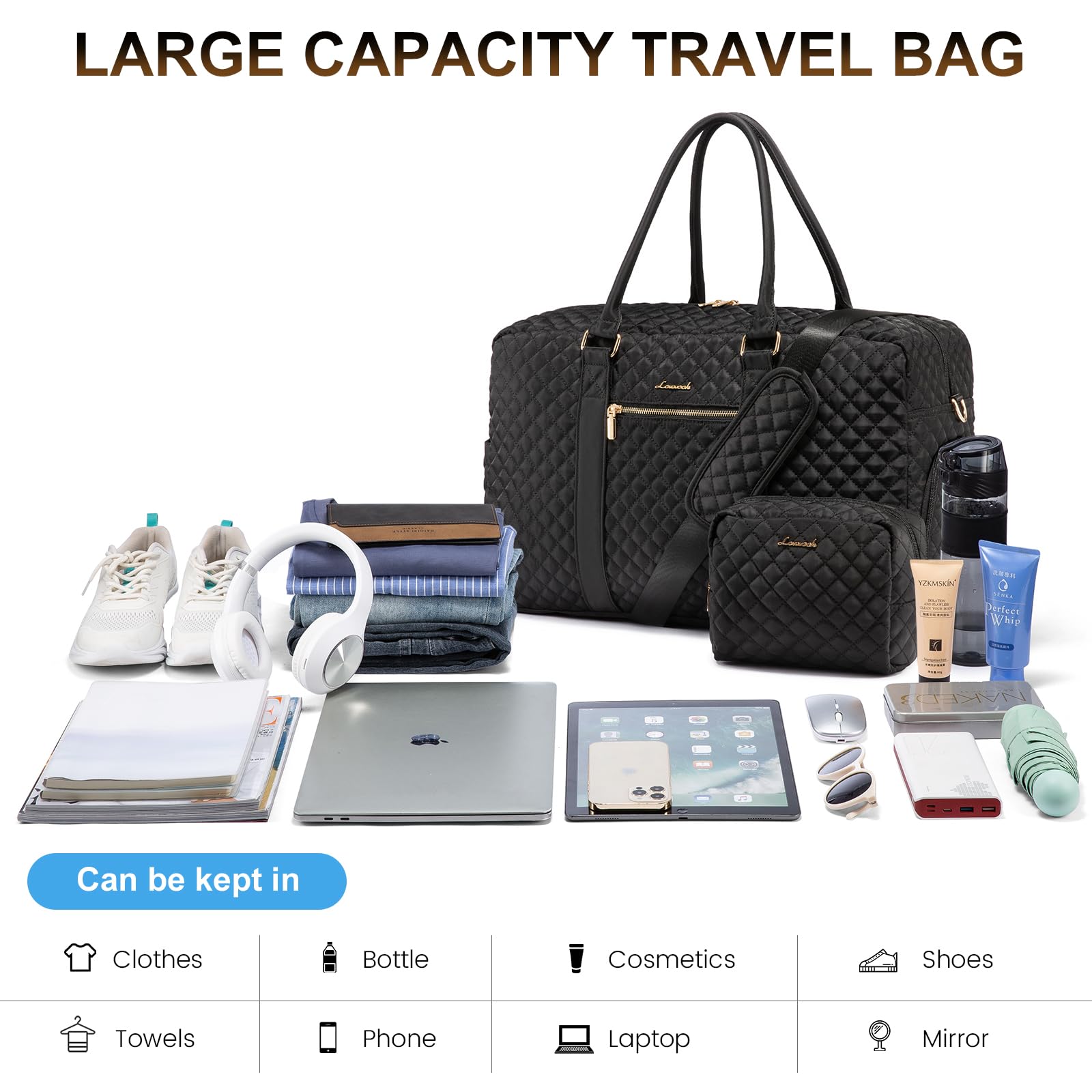 Foto 6 | Bolsa De Viaje Lovevook Hospital Bag Para Mujer - Venta Internacional.