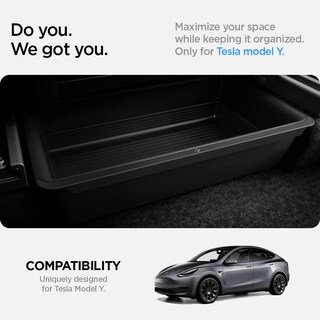 Foto 2 | Caja Organizadora Para Debajo Del Asiento Spigen Tesla Model Y - Venta Internacional.