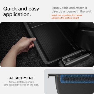 Foto 5 | Caja Organizadora Para Debajo Del Asiento Spigen Tesla Model Y - Venta Internacional.