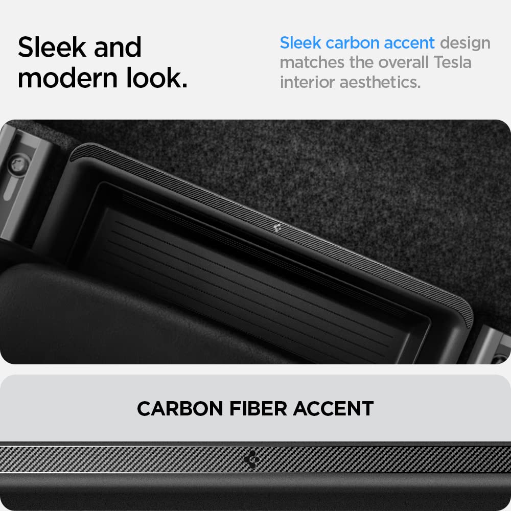 Foto 6 | Caja Organizadora Para Debajo Del Asiento Spigen Tesla Model Y - Venta Internacional.