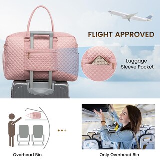 Foto 3 | Bolsa De Viaje Lovevook Para Mujer Con Compartimento Para Zapatos - Venta Internacional.