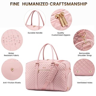 Foto 5 | Bolsa De Viaje Lovevook Para Mujer Con Compartimento Para Zapatos - Venta Internacional.
