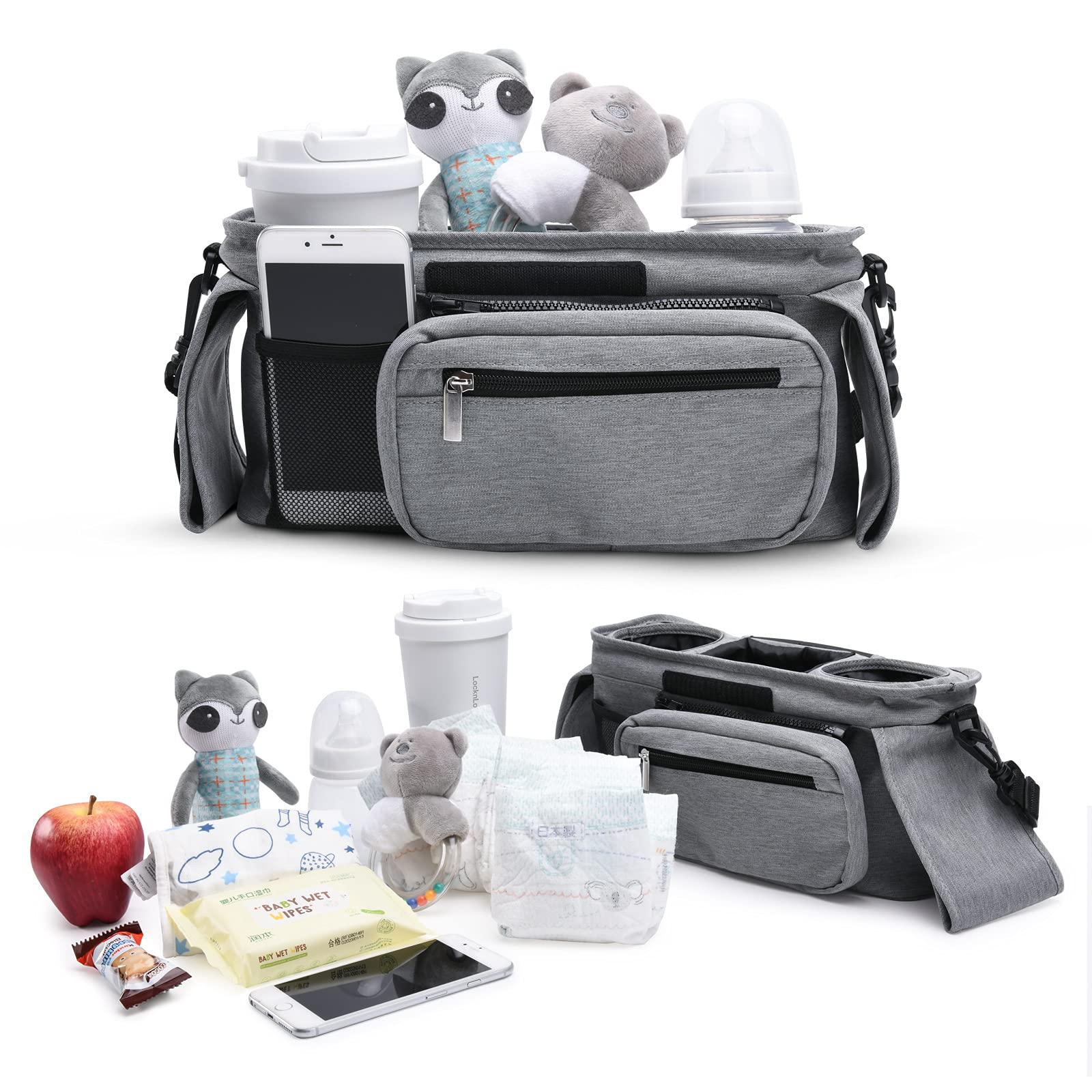 Foto 4 pulgar | Organizador Universal Para Cochecitos Momcozy Con Portavasos Aislante - Venta Internacional.