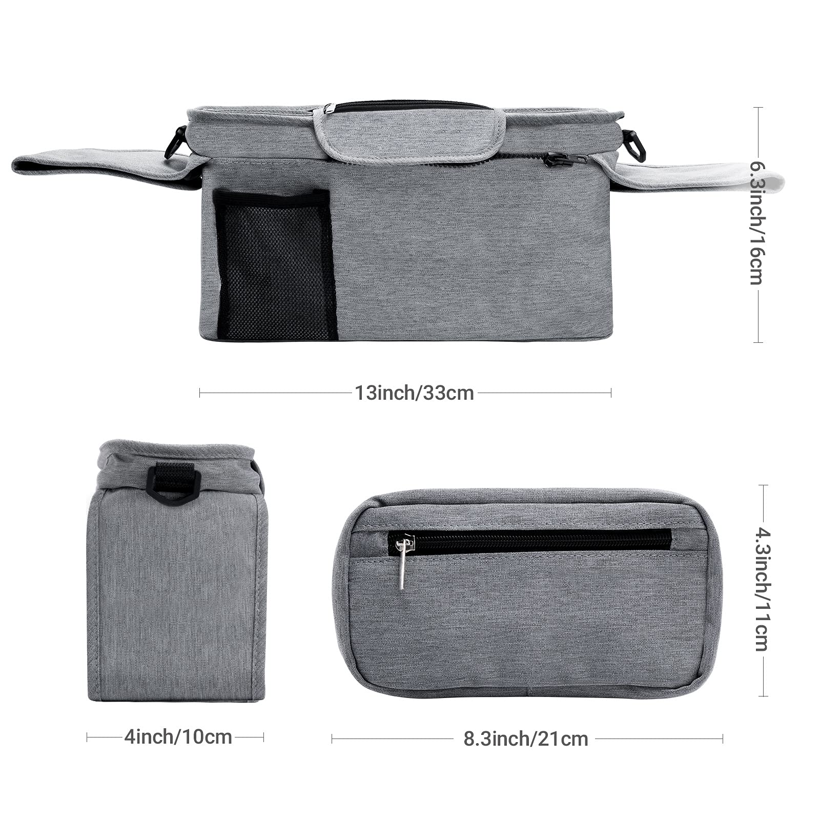 Foto 6 pulgar | Organizador Universal Para Cochecitos Momcozy Con Portavasos Aislante - Venta Internacional.