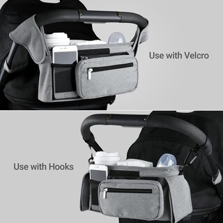 Foto 7 | Organizador Universal Para Cochecitos Momcozy Con Portavasos Aislante - Venta Internacional.