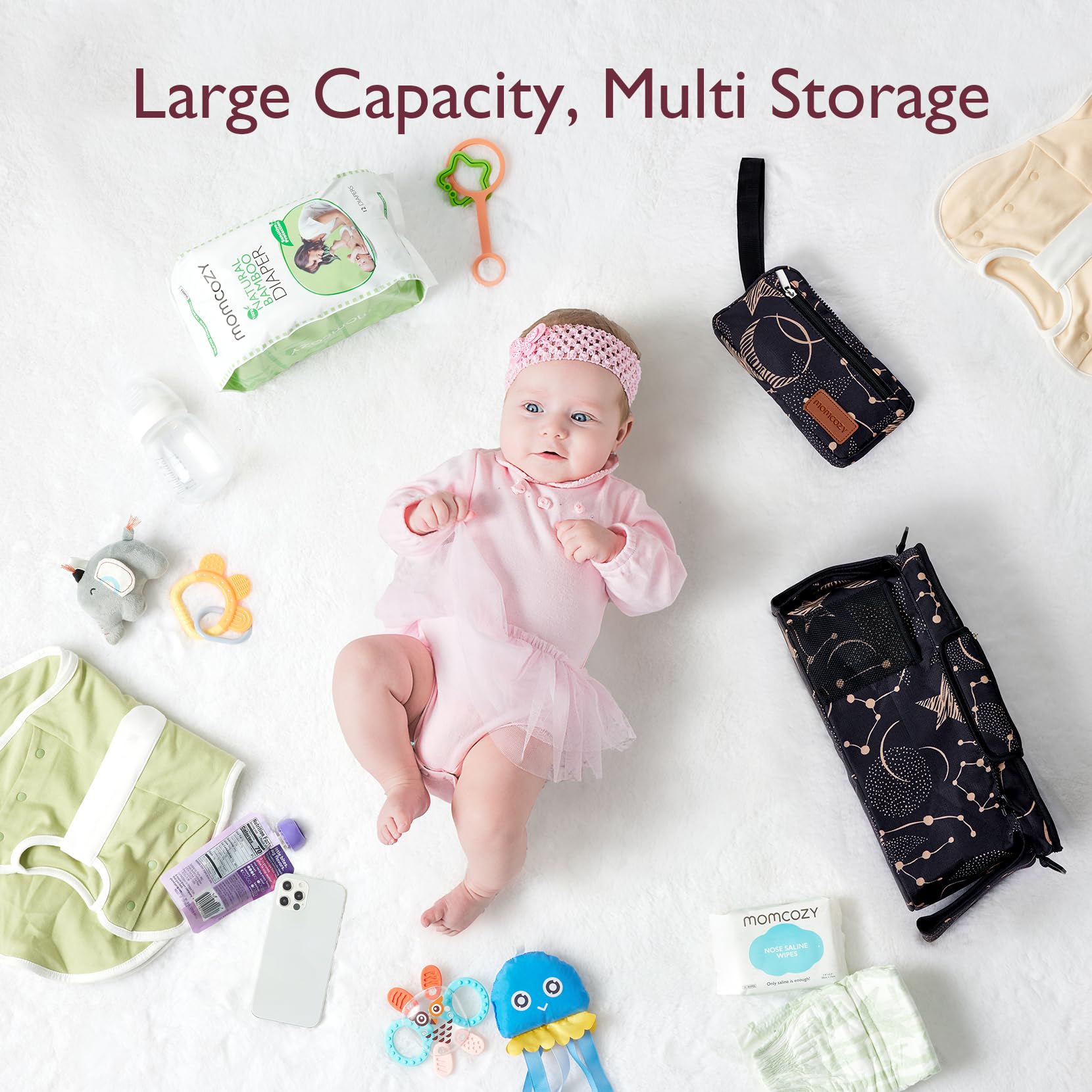 Foto 4 pulgar | Organizador Universal Para Cochecitos Momcozy Con 2 Portavasos Aislantes - Venta Internacional.