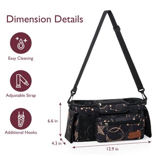 Foto 7 | Organizador Universal Para Cochecitos Momcozy Con 2 Portavasos Aislantes - Venta Internacional.