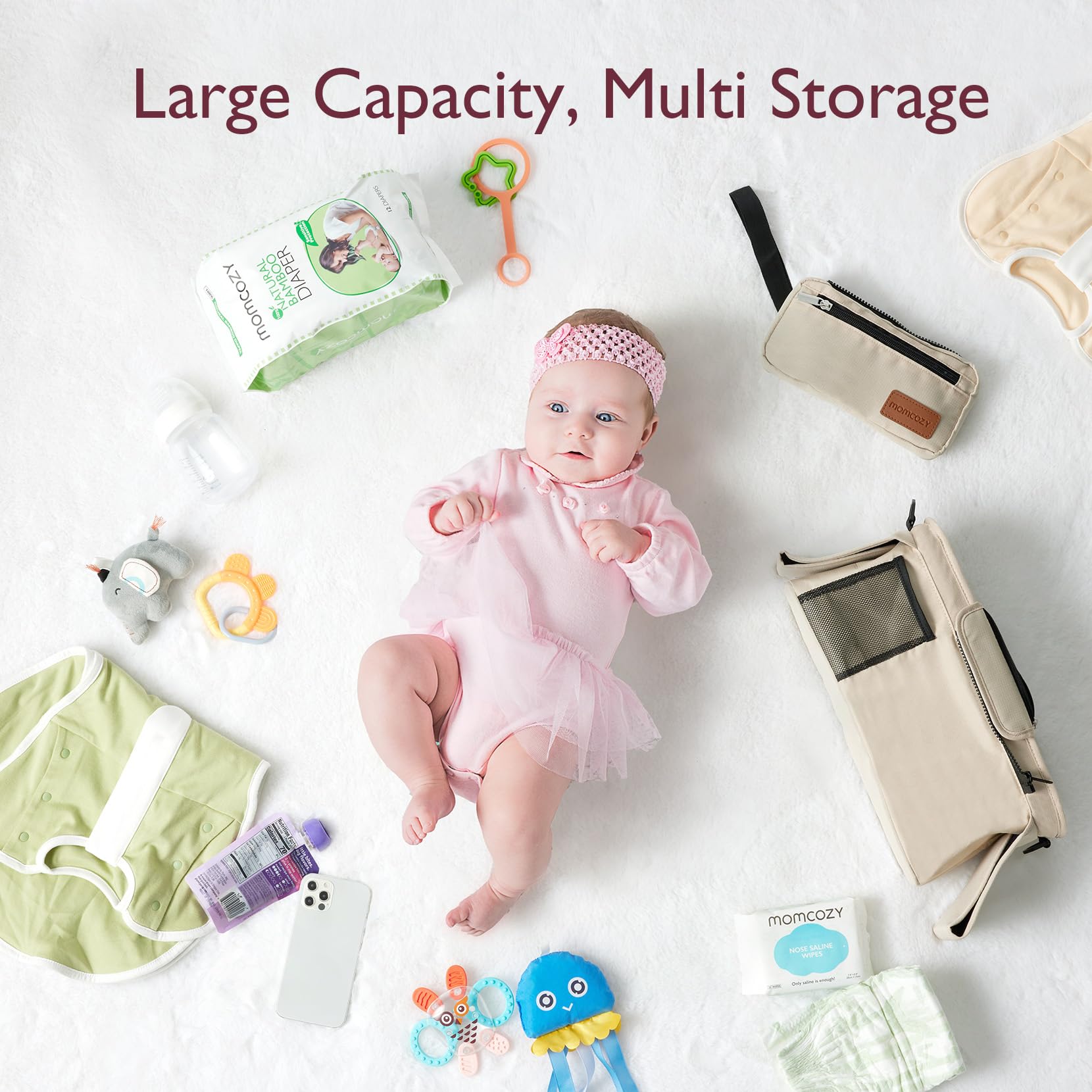 Foto 4 pulgar | Organizador Universal Para Cochecitos Momcozy Con Portavasos Aislante - Venta Internacional.