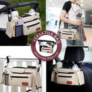 Foto 4 | Organizador Universal Para Cochecitos Momcozy Con Portavasos Aislante - Venta Internacional.